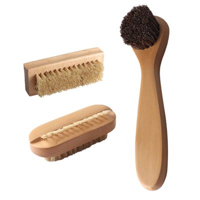 Garneck Hand Scrub Brushes, 3-Piece Set, Compact and Lightweight