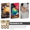 POPETPOP Reusable Stainless Steel Ice Cubes, 8-Piece Set, Flavor-Neutral Whiskey Stones with Fast Cooling view 4