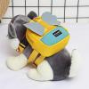 HUANGING Pet Backpack with Leash and Cute Wing Decoration for Small Dogs view 3
