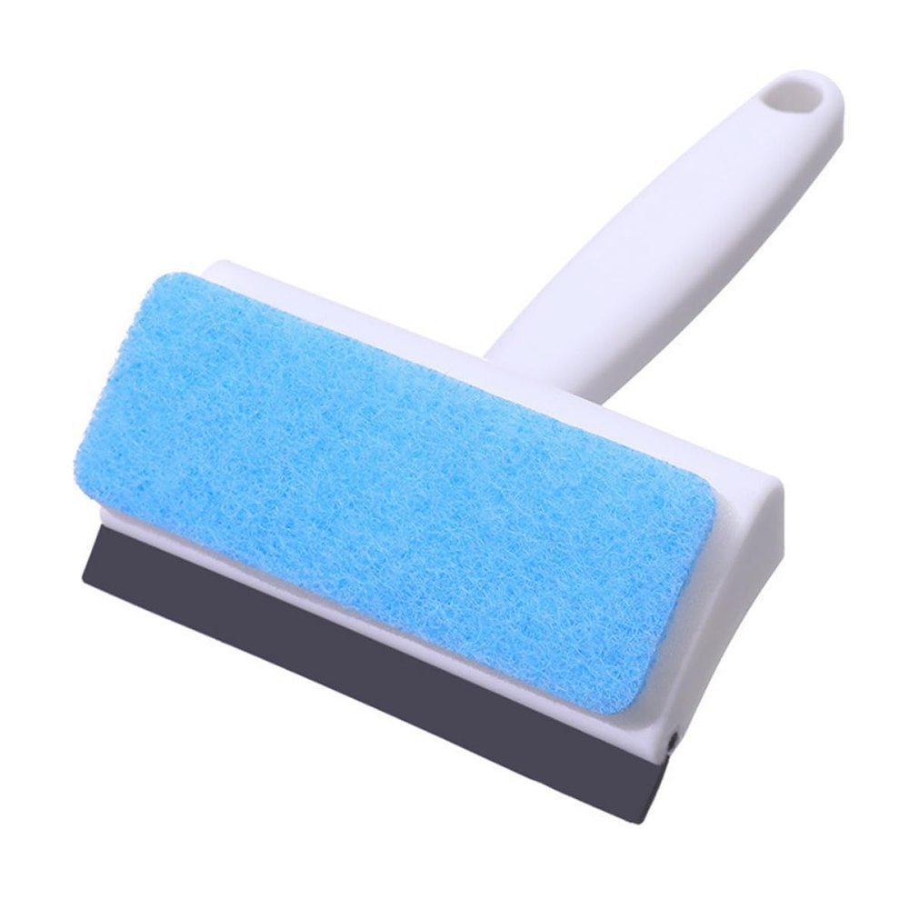 4-Piece 2-in-1 Glass Cleaning Set with Squeegee for Mirrors and Windows