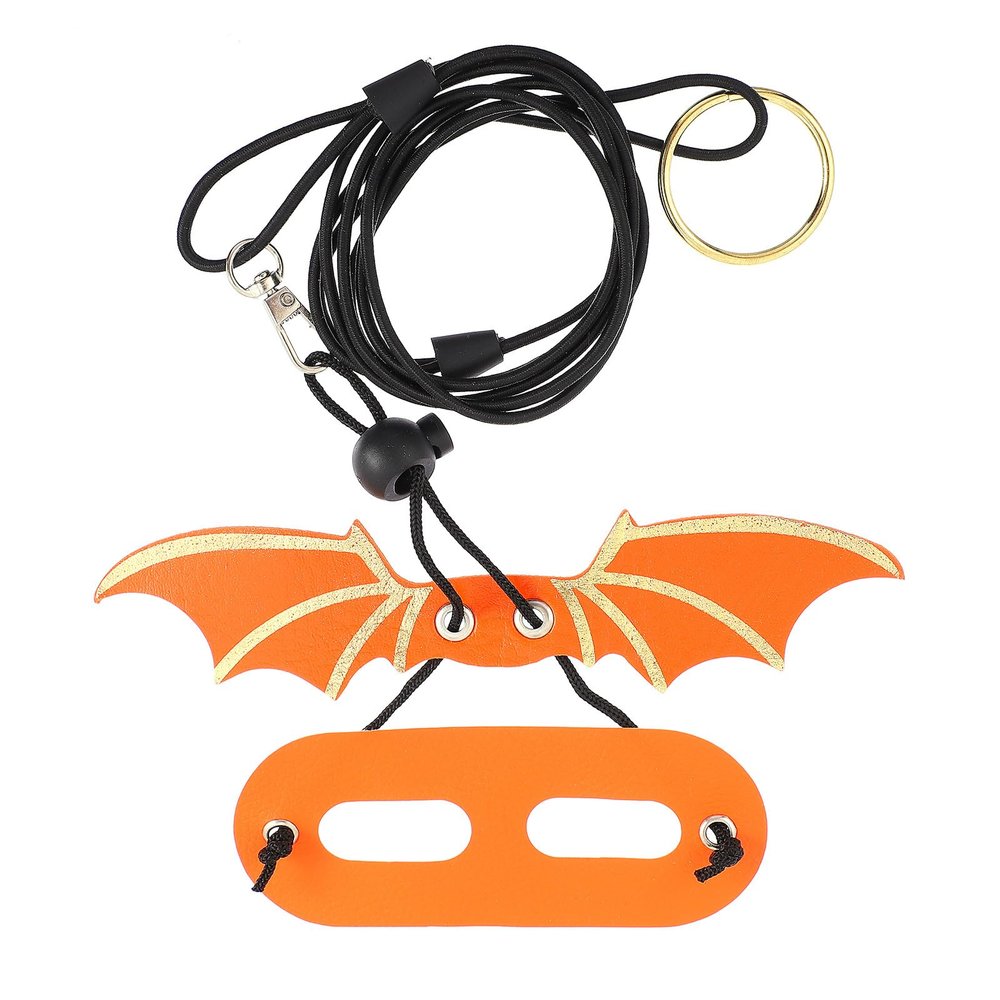 HYTROVE Adjustable Leather Lizard Leash with Harness for Bearded Dragons and Lizards