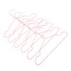 Holibanna Children's Hangers with Nano Adhesive, Non-Slip, Space-Saving, 10-Piece Stainless Steel Set, Pink view 1