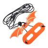 CVUTOVO 5-Piece Adjustable Leather Reptile Harness and Leash for Bearded Dragons with Wings view 1