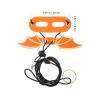 CVUTOVO 5-Piece Adjustable Leather Reptile Harness and Leash for Bearded Dragons with Wings view 2