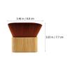GAROZATION Neck Duster with Bamboo Handle, Soft Fiber Brush view 2