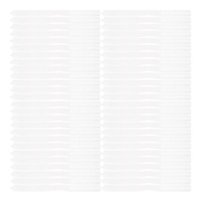 WRITWAA Plastic Collar Stays, 100-Pack, 3.5 x 48 cm