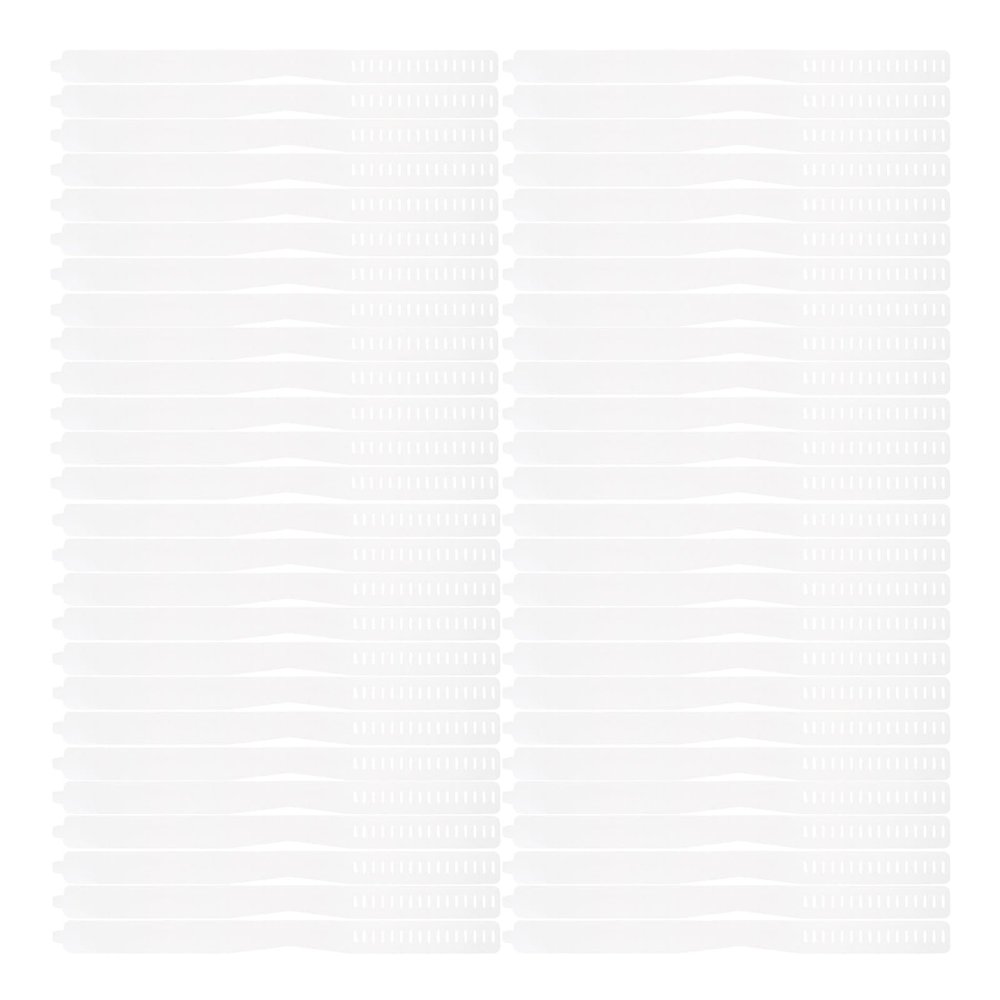 WRITWAA Plastic Collar Stays, 100-Pack, 3.5 x 48 cm