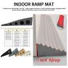 Self-Adhesive Threshold Ramp, Gray, 70 × 1 × 2 cm view 3