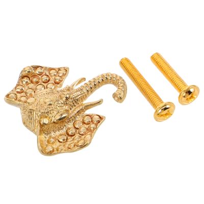 CALLARON Vintage-Style Elephant-Shaped Brass Furniture Knob