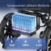 Folding Electric Wheelchair, 30 km Range, 330 lb Capacity view 4