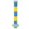 MAMJENNI Quartz Sand Perch for Parrots, Budgerigars and Cockatiels, Blue and Yellow view 1
