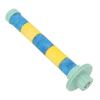 MAMJENNI Quartz Sand Perch for Parrots, Budgerigars and Cockatiels, Blue and Yellow view 3
