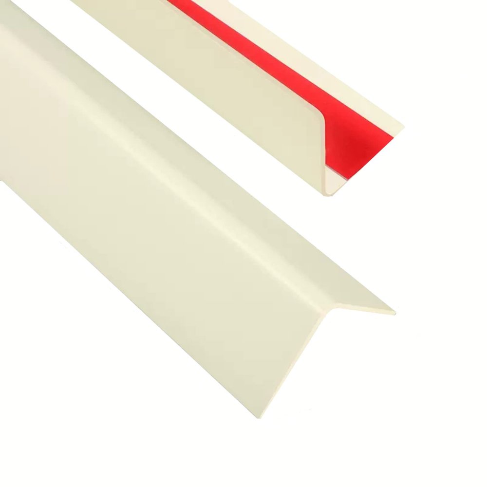 EVWGNPQRV PVC Self-Adhesive Corner Protector for Walls and Furniture, Beige, 2 m