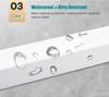 EVWGNPQRV PVC Self-Adhesive Corner Protector for Walls and Furniture, Beige, 2 m view 3