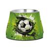 Doodle Cartoon Football Non-Slip Stackable Stainless Steel Food and Water Bowls for Dogs and Puppies view 1