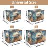 KAAVIYO Fancy Watercolor Dolphin Pet Cage Cover view 3