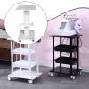 3-Tier Salon Trolley with 360° Swivel Wheels, Easy to Assemble, Mobile Cart for Hair Salons view 3