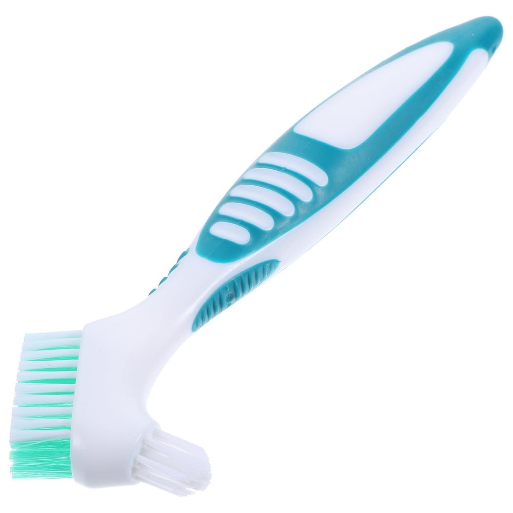 HOUDERCO Double-Sided Plastic Turtle Shell Brush with Nylon Bristles
