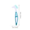 HOUDERCO Double-Sided Plastic Turtle Shell Brush with Nylon Bristles view 2