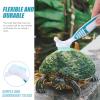 HOUDERCO Double-Sided Plastic Turtle Shell Brush with Nylon Bristles view 3