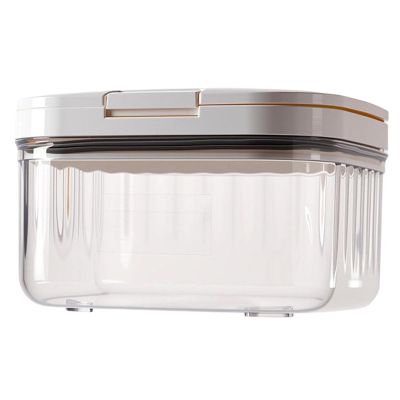 Generic 2026 Airtight Dry Food Container with Pressure Lid, Clear, 2 L/3 L