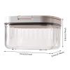Generic 2026 Airtight Dry Food Container with Pressure Lid, Clear, 2 L/3 L view 4