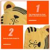 Women's Tiger-Print Quick-Dry Coral Fleece Hair Drying Cap view 3