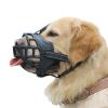 Breathable Adjustable Dog Muzzle, No. 2, Black Nylon Tape view 1