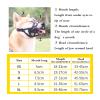 Soft Anti-Bark Muzzle for Medium Dogs, Breathable, Adjustable, Front Opening (Red, No Reflective Tape, XS) view 2