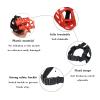 Dog Muzzle, Anti-Bark Muzzle for Dogs, Breathable, Adjustable, Humane Design, Allows Panting and Drinking (Red, S) view 3