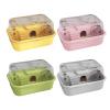 Highly Visible Two-Level Hamster Cage with Quiet Wheel view 4