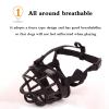 Dog Muzzle for Chewing Prevention, Breathable, Adjustable, Gray, No. 1 view 3