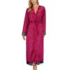 Generic Women's Seductive Long Silk Robe with Babydoll Lingerie Design view 3