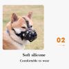 Dog Muzzle with Extra-Soft Padding, Khaki, Size M view 4