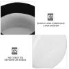 Zerodeko Woven Decorative Cotton Rope Storage Basket with Handles for Small Items, Bathroom and Closet view 3