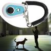 zwxqe Two-Tone Oval Dog Training Clicker with Wrist Strap view 3