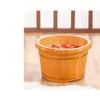 VHcgCGJ Handcrafted Cedar Wood Foot Bath Tub view 3