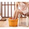 VHcgCGJ Handcrafted Cedar Wood Foot Bath Tub view 4