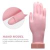 TIDTALEO Flexible Silicone Manicure Practice Hand for Nail Art view 3