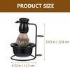 Veemoon Professional Men's Beard Care Set with Stainless Steel Shaving Bowl view 2