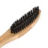 VILLCASE Practical Beard Styling Brushes, 2-Pack, Portable Long-Handle Bamboo Brushes for Cleaning and Shaping, Beard Care for Men view 2