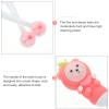PAMINGONO 2-Pack Cute Bear Children's Toothbrushes with Soft Bristles and Ergonomic Silicone Handles view 3