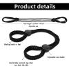 Nylon Partner Pair Cross Rope Accessory, Adjustable Strength Conditioning Accessory (Black) view 2