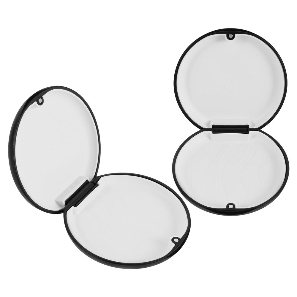 HOMOCONO 2-Pack Plastic Dental Cases for Invisible Aligners with Magnetic Closure