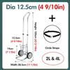 Removable Oxygen and Acetylene Cylinder Cart, Portable Single-Cylinder Hospital Gas Cart view 3