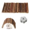 2PCS Hamster Wooden Bridge Flexible Ladder view 1