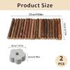 2PCS Hamster Wooden Bridge Flexible Ladder view 2