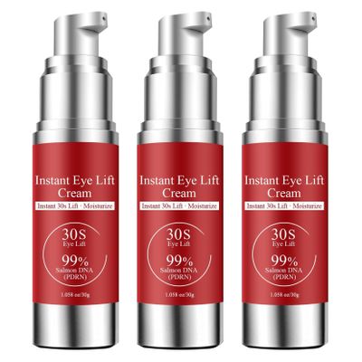 Eye Cream 30g | Moisturizing & Firming Eye Care | Brightening for Eye Bags & Dark Circles | Gentle for Sensitive Skin | Day & Night Use (3PCS)