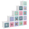Modular Kids' Cabinet with 15-Cube Shelf view 2
