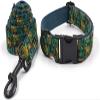 Dog Collar and Leash Set with O-Ring Handle, Green, S view 1